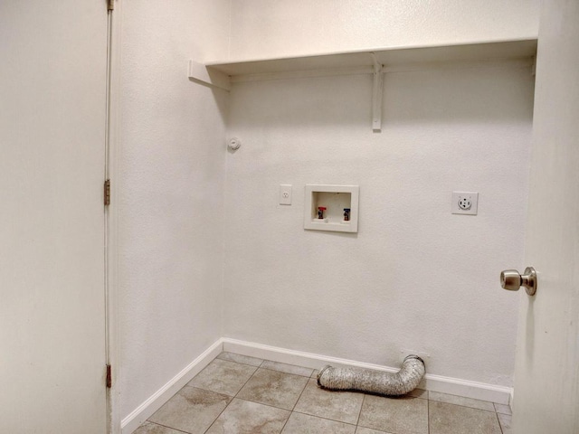 117 High Point Blvd, Cedar Creek, TX 78612 - laundry room featuring electric dryer hookup, hookup for a washing machine, hookup for a gas dryer, and light tile patterned flooring
