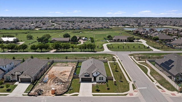 20240 Smedley Dr, Pflugerville, TX 78660 - aerial perspective of suburban area with a nearby body of water