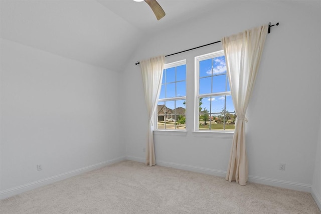 20240 Smedley Dr, Pflugerville, TX 78660 - additional living space with lofted ceiling, carpet, and ceiling fan