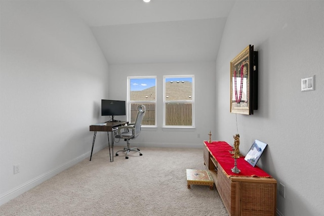 20240 Smedley Dr, Pflugerville, TX 78660 - carpeted office with lofted ceiling and baseboards