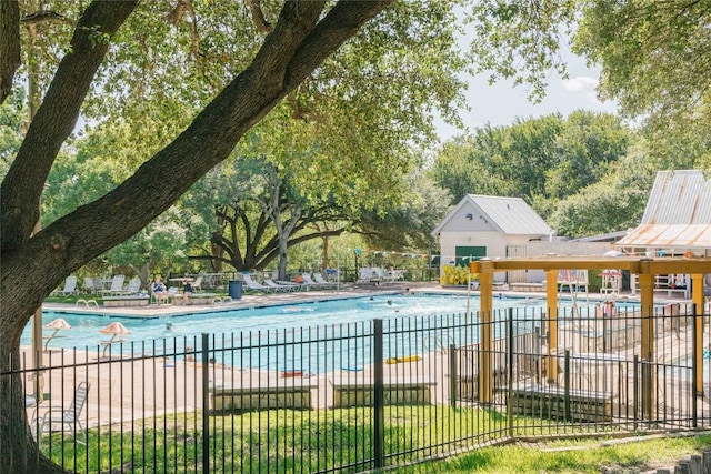 15002 Wells Port Dr, Austin, TX 78728 - community pool featuring a patio area