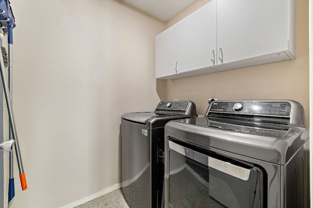 15002 Wells Port Dr, Austin, TX 78728 - washroom featuring cabinet space and washer and dryer