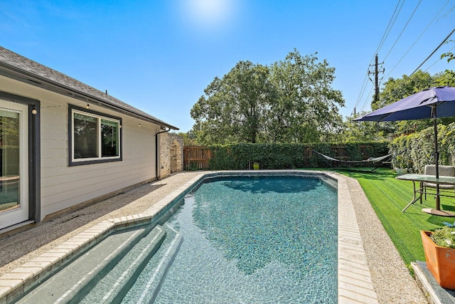 15002 Wells Port Dr, Austin, TX 78728 - view of swimming pool with a fenced backyard