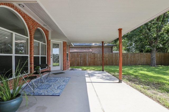 17003 Jigsaw Pathway, Round Rock, TX 78664 - fenced backyard with a patio