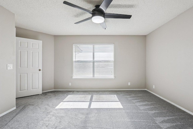 17003 Jigsaw Pathway, Round Rock, TX 78664 - carpeted empty room with a ceiling fan and a textured ceiling