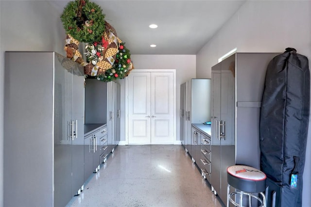 3973 River Place Blvd, Austin, TX 78730 - kitchen with speckle patterned floor and recessed lighting