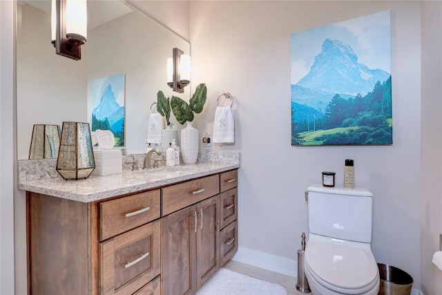 3973 River Place Blvd, Austin, TX 78730 - bathroom with vanity and a mountain view