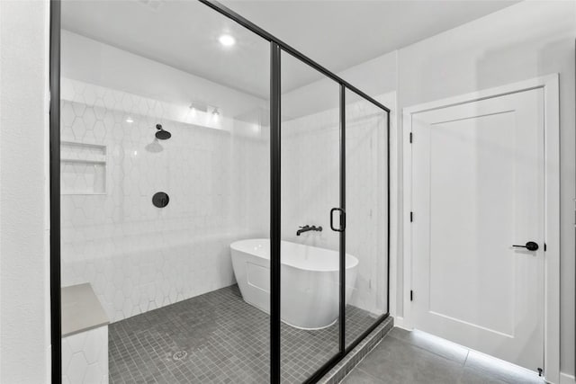 4510 Terry-O Ln Unit 230, Austin, TX 78745 - full bath featuring a shower stall and a freestanding tub