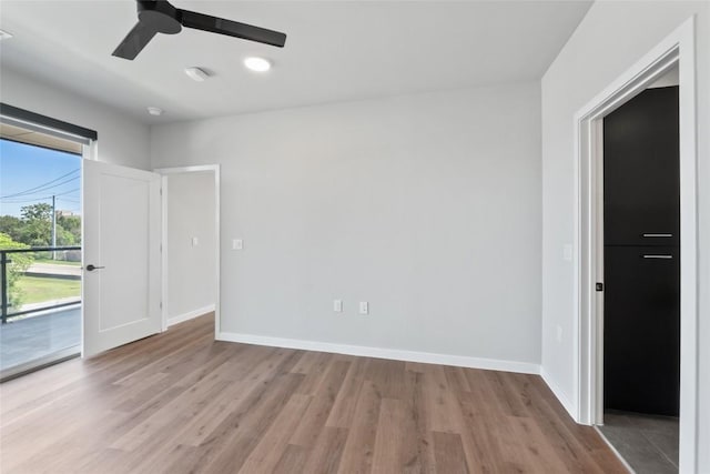 4510 Terry-O Ln Unit 230, Austin, TX 78745 - spare room with wood finished floors and a ceiling fan