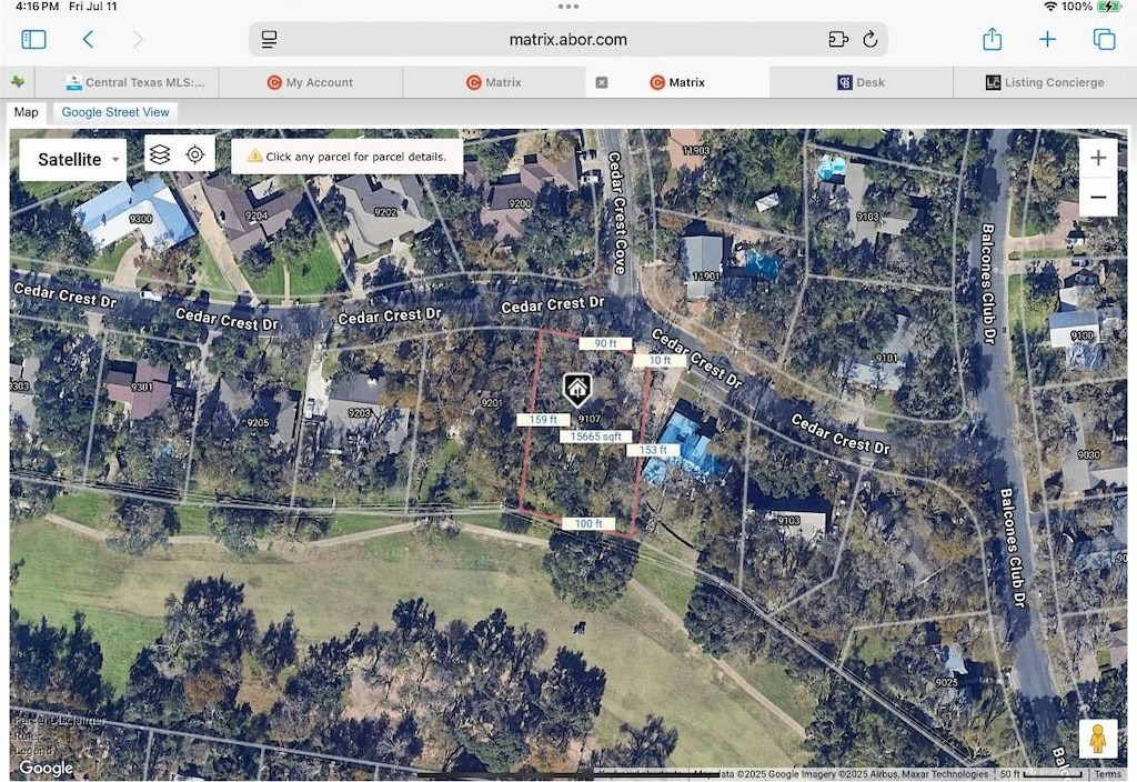 9107 Cedar Crest Dr, Austin, TX 78750 - map / location