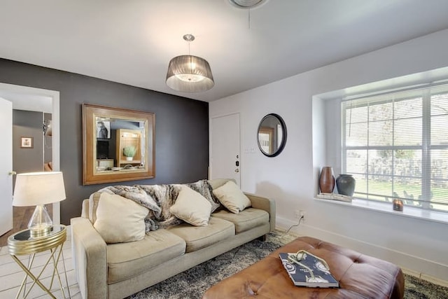 313 Rowland Dr, Austin, TX 78745 - living room featuring baseboards