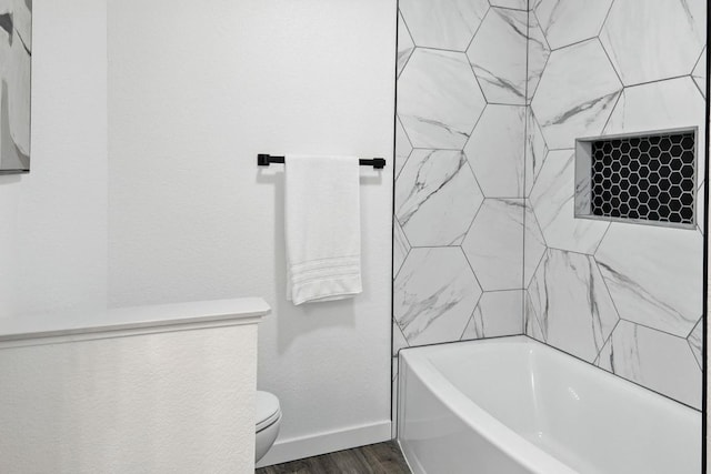 2207 Emerald Isle Dr, Leander, TX 78641 - full bath featuring wood finished floors and bathtub / shower combination