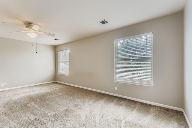 6050 Almelo Dr, Round Rock, TX 78681 - spare room with carpet flooring and ceiling fan