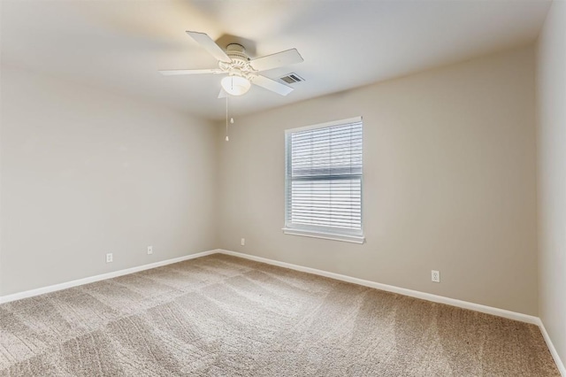 6050 Almelo Dr, Round Rock, TX 78681 - empty room with carpet and a ceiling fan