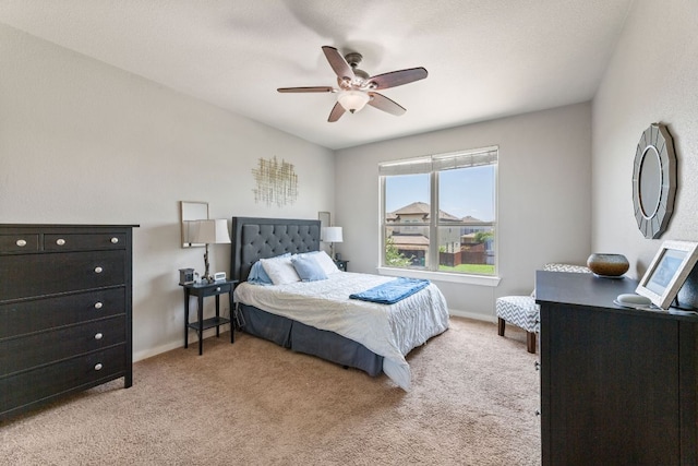 16216 Travesia Way, Austin, TX 78728 - bedroom featuring carpet flooring and a ceiling fan