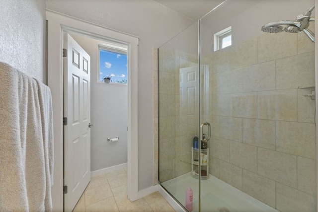 16216 Travesia Way, Austin, TX 78728 - full bath with a shower stall and tile patterned flooring