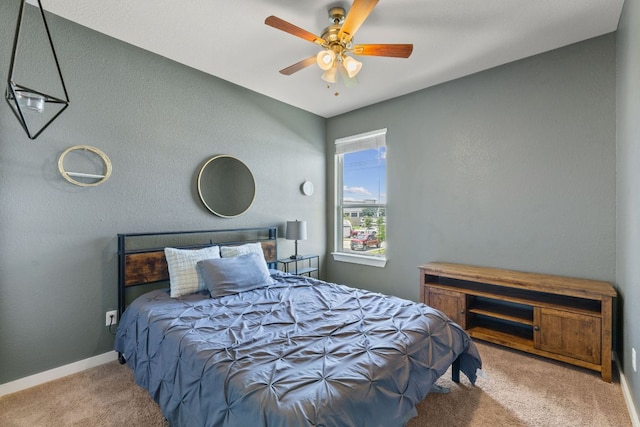 16216 Travesia Way, Austin, TX 78728 - carpeted bedroom featuring baseboards and a ceiling fan