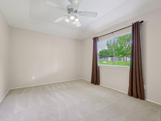 11608 Norwegian Wood Dr, Austin, TX 78758 - carpeted empty room with baseboards and a ceiling fan