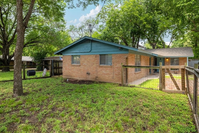 4108 Lewis Ln Unit A & B, Austin, TX 78756 - view of side of home featuring brick siding