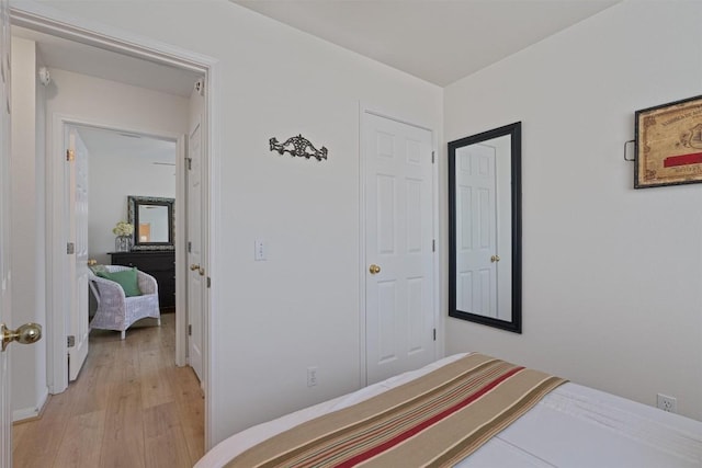 208 Meadowside Dr, Hutto, TX 78634 - bedroom featuring light wood finished floors