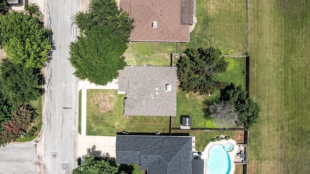 208 Meadowside Dr, Hutto, TX 78634 - drone / aerial view of a pool area