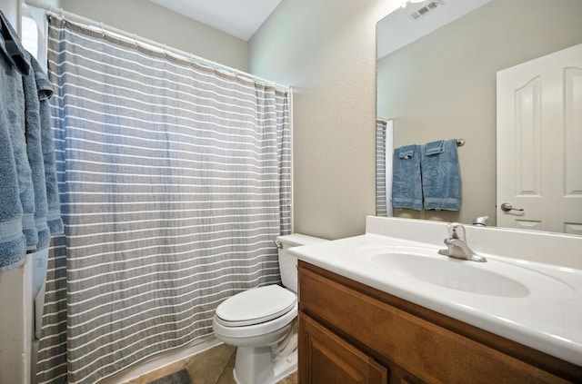 1208 Pine Forest Cir, Round Rock, TX 78665 - full bath featuring vanity, tile patterned floors, and curtained shower