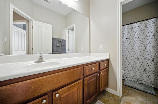 1208 Pine Forest Cir, Round Rock, TX 78665 - bathroom with vanity and a shower with shower curtain