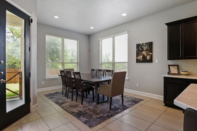 30872 Schlather Ln, Bulverde, TX 78163 - dining space featuring recessed lighting and baseboards