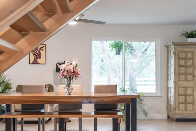 10133 Oliver Dr, Austin, TX 78737 - dining room featuring ceiling fan