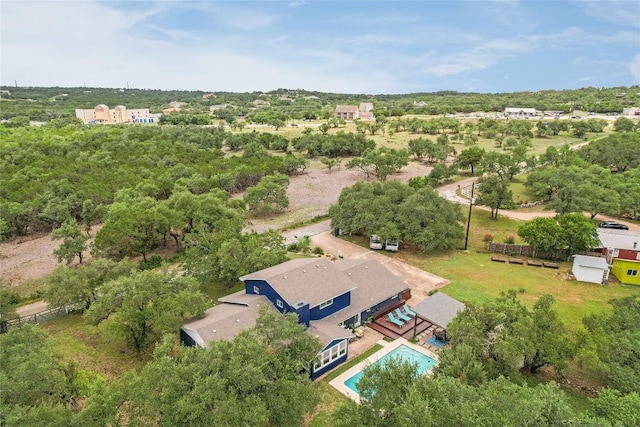 10133 Oliver Dr, Austin, TX 78737 - aerial view of a pool