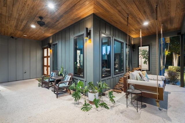 11420 Rim Rock Trl, Austin, TX 78737 - view of patio / terrace with an outdoor living space