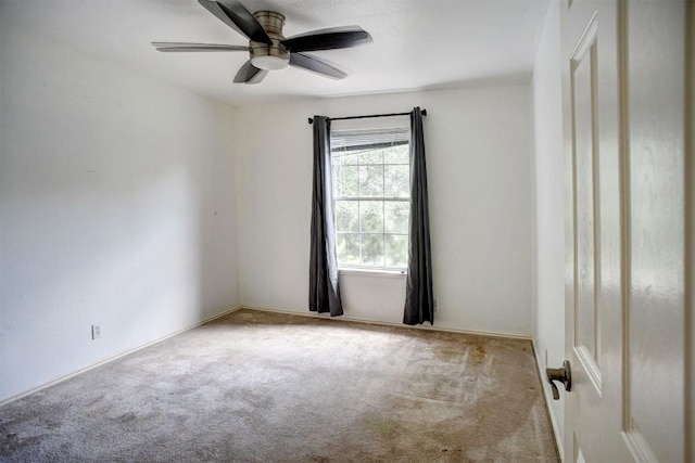 742 Annika Way, Bastrop, TX 78602 - unfurnished room featuring carpet floors and a ceiling fan