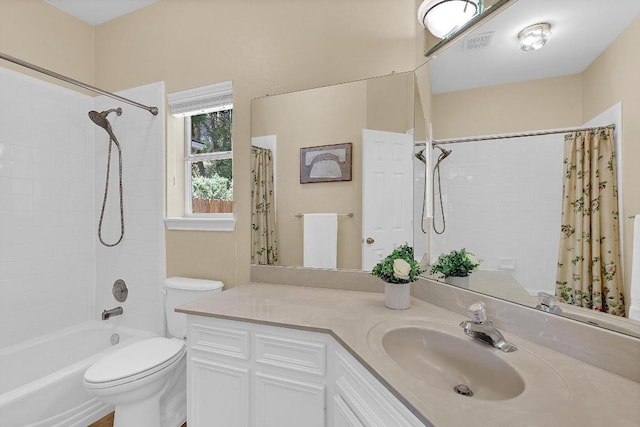207 Golf Crest Ln, Lakeway, TX 78734 - full bathroom featuring vanity and shower / bathtub combination with curtain