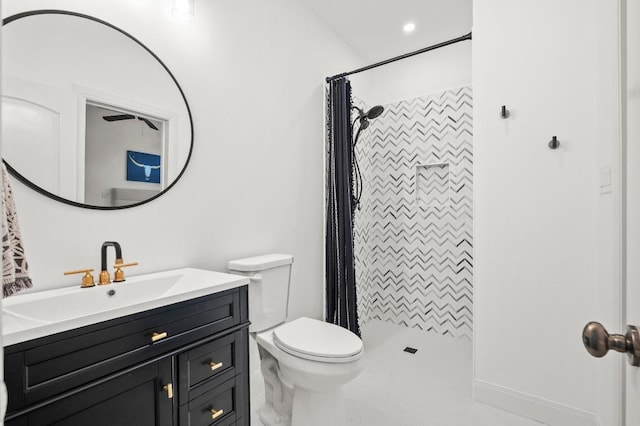 9 Heatherbloom Ln, The Hills, TX 78738 - full bathroom with vanity and a tile shower