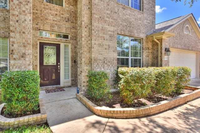 1108 Ritter Dr, Cedar Park, TX 78613 - property entrance with brick siding and a garage