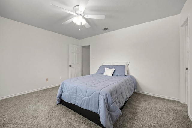 7900 Monona Ave, Austin, TX 78717 - bedroom featuring carpet flooring and ceiling fan