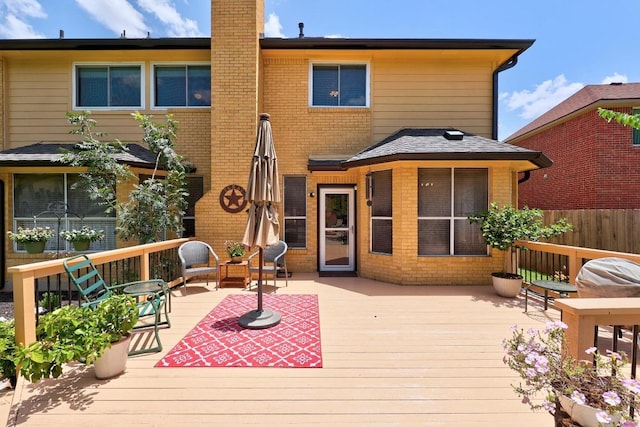 7900 Monona Ave, Austin, TX 78717 - view of wooden terrace