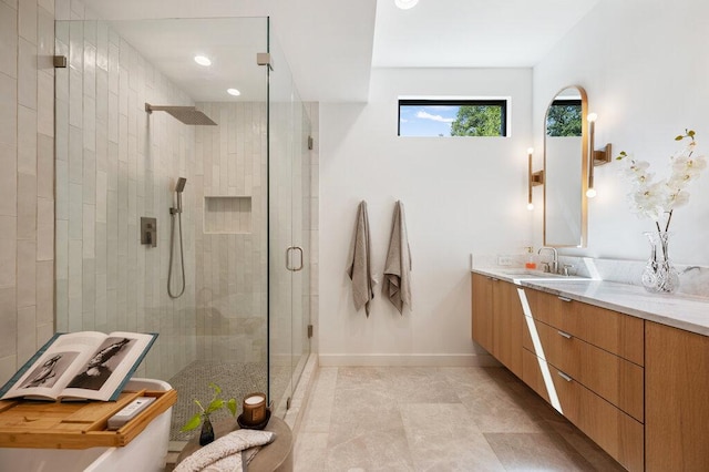 2517 Great Oaks Pkwy, Austin, TX 78756 - full bath featuring a shower stall and vanity