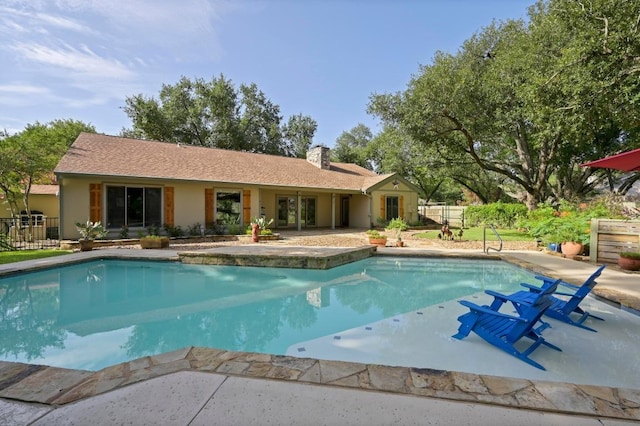 2400 Muirfield Cir, Austin, TX 78747 - view of pool with a patio area