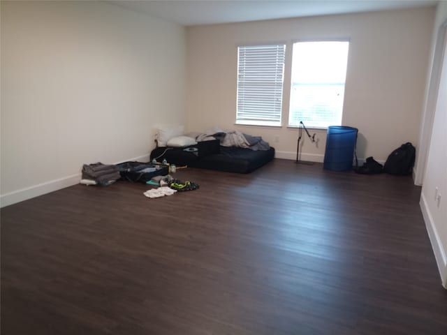 11540 Arbroath Ln, Austin, TX 78754 - unfurnished room featuring dark wood-type flooring and baseboards