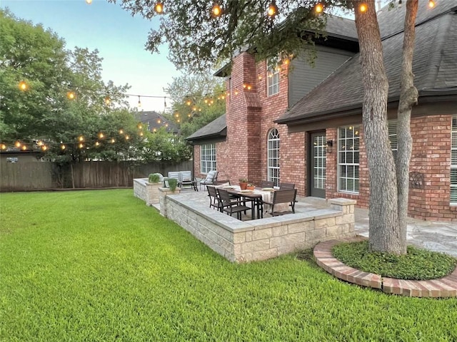 11235 Tracton Ln, Austin, TX 78739 - view of yard featuring a patio area