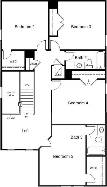 4935 Mozzafiato Ln, Round Rock, TX 78665 - view of room layout