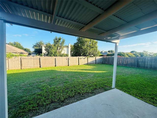 600 Mccarthur Dr, Leander, TX 78641 - fenced backyard featuring a patio area