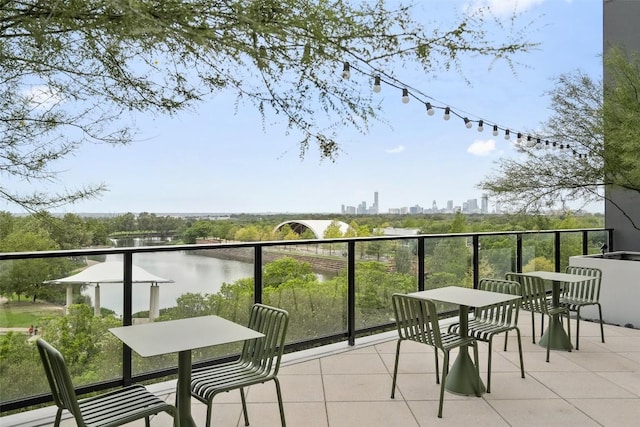 1701 Simond Ave Unit 305, Austin, TX 78723 - balcony featuring a water view and a view of skyline