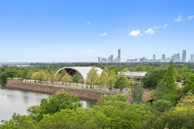 1701 Simond Ave Unit 305, Austin, TX 78723 - view of community featuring a water view and a view of skyline