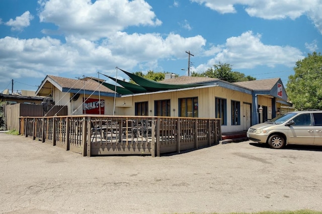2613 Geraghty Ave, Austin, TX 78757 - view of front of home with a wooden deck