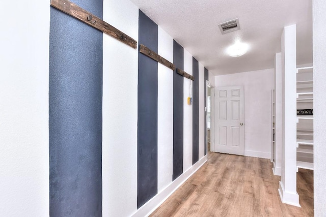 1401 Balsam Way, Round Rock, TX 78665 - corridor with light wood-type flooring and baseboards