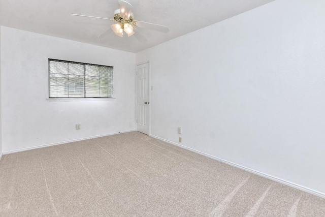 1401 Balsam Way, Round Rock, TX 78665 - empty room featuring light carpet and a ceiling fan