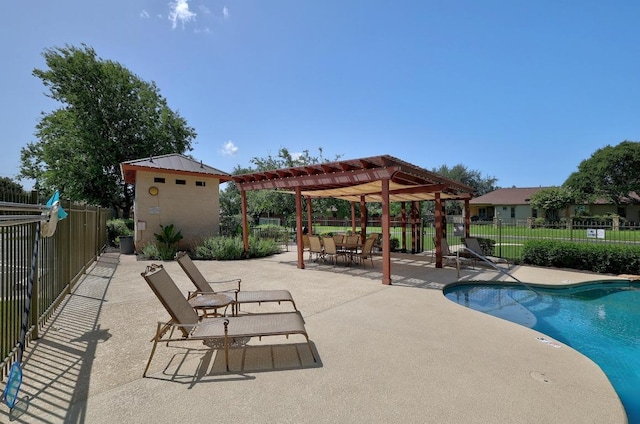 102 Rivulet Ln, Austin, TX 78738 - community pool with a pergola and a patio