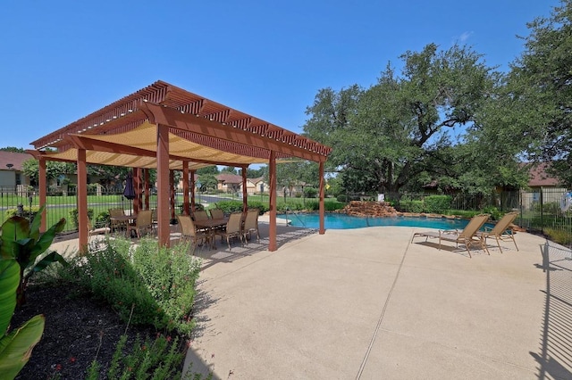 102 Rivulet Ln, Austin, TX 78738 - view of pool with a pergola and a patio